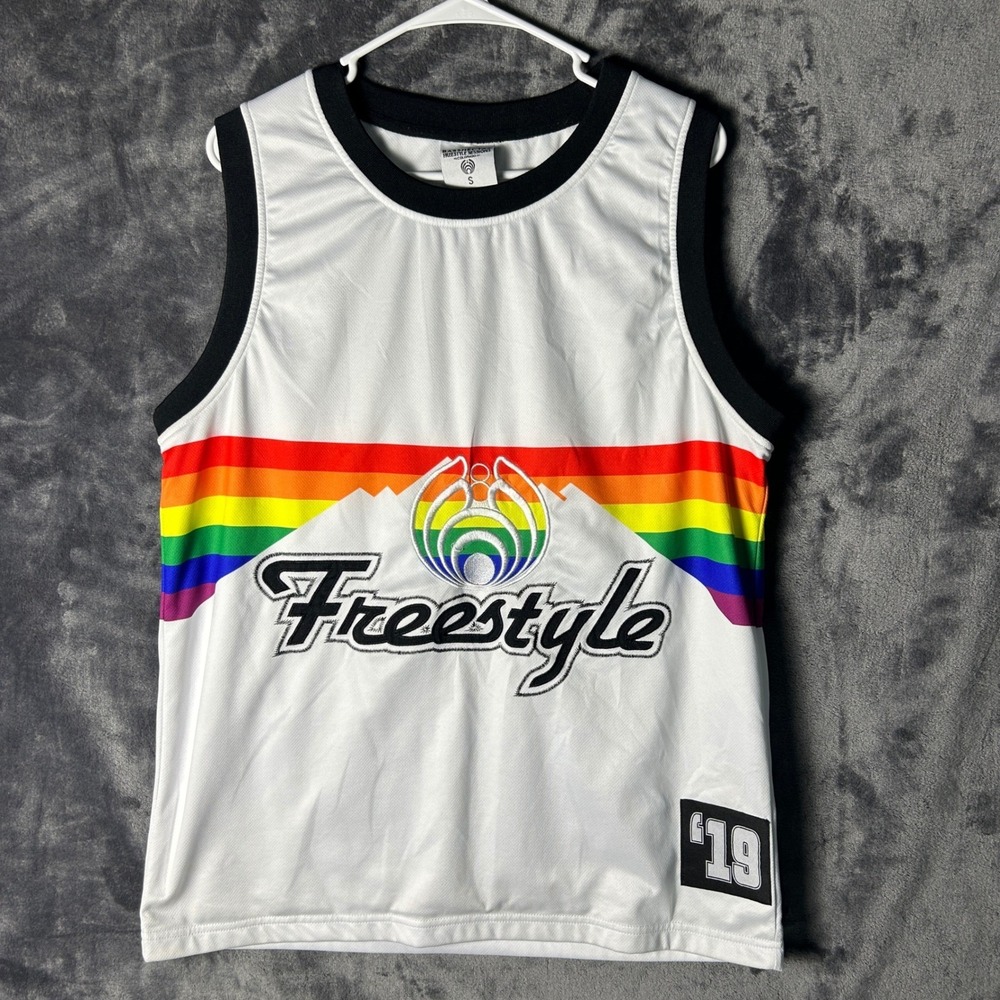 Bassnectar 2019 Freestyle Sessions Denver Nuggets Style Jersey 808 Rainbow Small